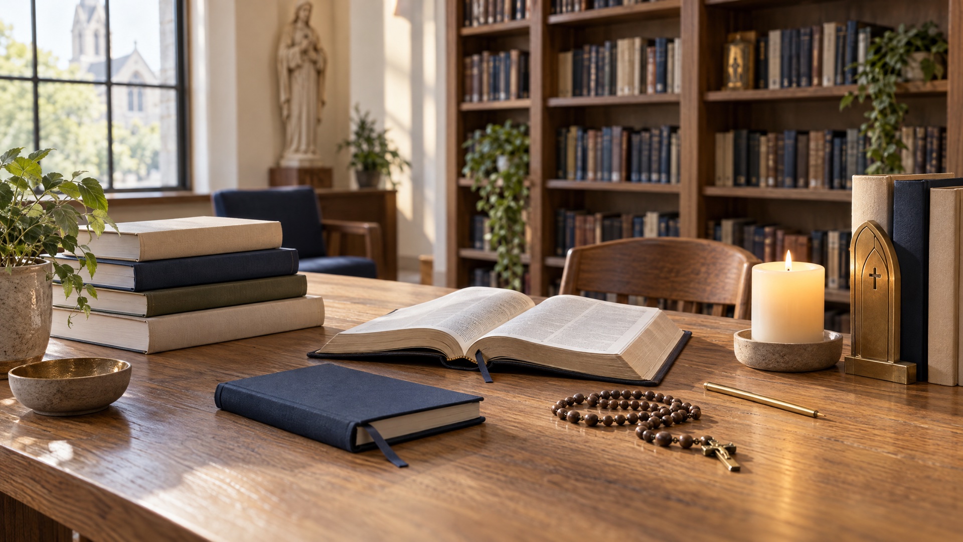 Catholic formation resources arranged for study and prayer